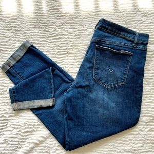 EUC 30 Hudson Natalie Midrise Boyfriend Slim Denim Jeans